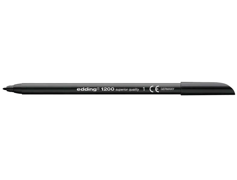 Edding Rotulador 1200 Punta Fina Negro - Calidad Profesional