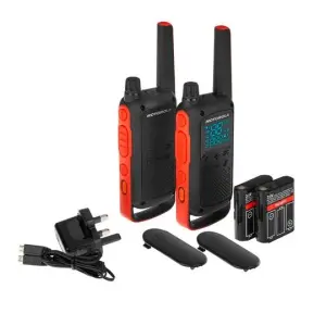 Motorola T82 Walkie Talkie 10Km 16CH Pack Dúo