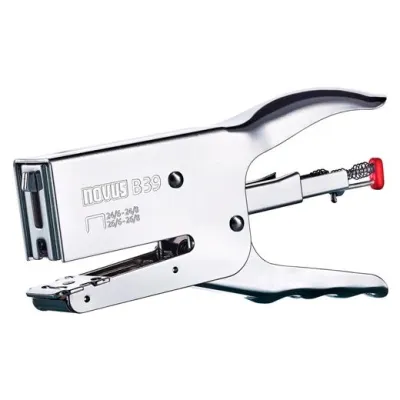 Novus Grapadora De Tenaza B 39 Ergonomica Metal Cromado Plata