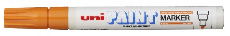 Uni-Ball Marcador Permanente Paint Marker PX-20(L) Naranja