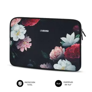 SUBBLIM Funda Neopreno Trendy Sleeve Neo Flowers 15,6" para Ordenador