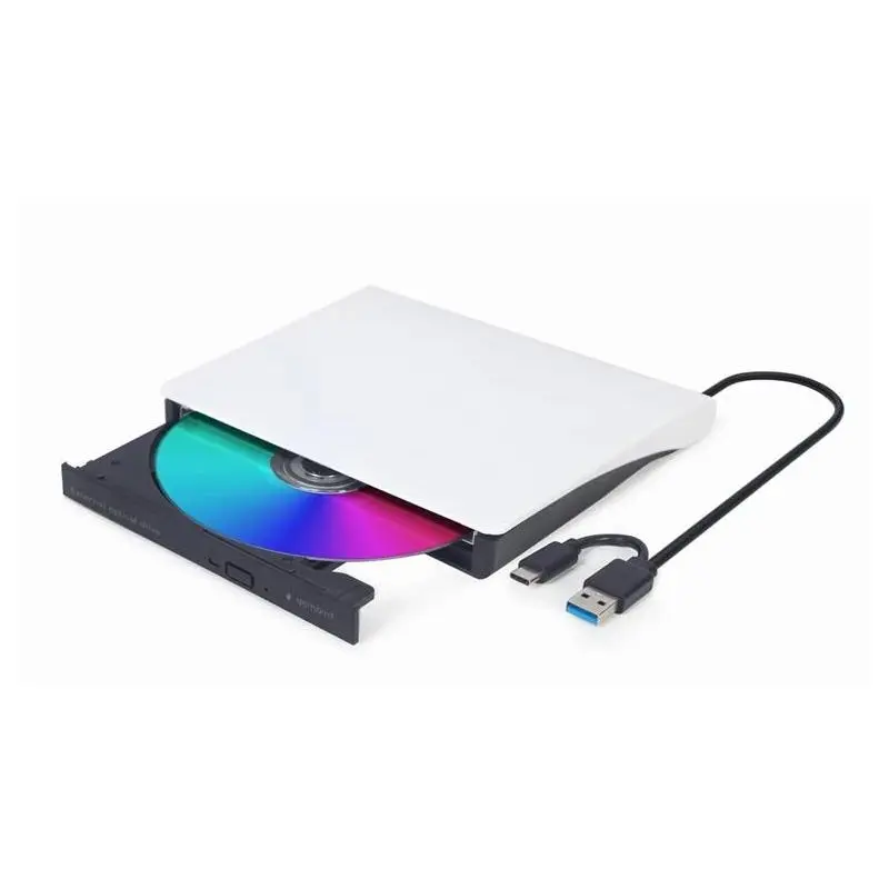 Gembird DVD-USB-031-BW Unidad de Disco Óptico Interno DVD±RW Negro