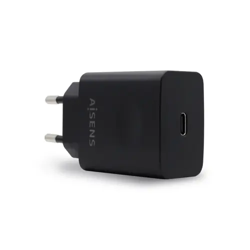 Aisens Cargador USB-C PD 3.0 20W 1 Puerto Negro