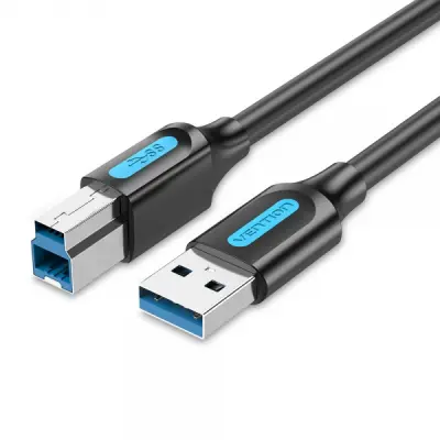 Vention Cable USB-B 3.0 Macho a USB Macho 1m Color Negro