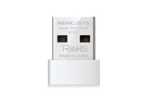 Mercusys Adaptador USB Nano Inalámbrico N150 - USB 2.0 - Hasta 150 Mbps