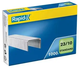 Rapid Grapas Estándar 23/10 Galvanizadas Caja de 1000 Unidades