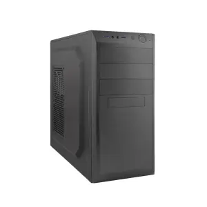 Coolbox F750 Caja ATX con Fuente de Alimentación - USB-A 3.0, Audio HD, Cerradura Kensington - Negro