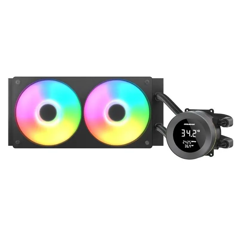 Cougar Ref. Liquid.poseidon Vistek Argb 240 Black