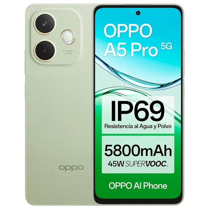 OPPO A5 Pro 5G 6.67" HD+ 256GB 8GB + 8GB Olive Green