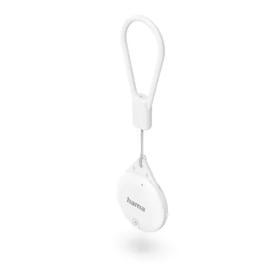 Hama Localizador Antipérdida Bluetooth para Apple - Policarbonato y Silicona - Autonomía 240 Días - Blanco
