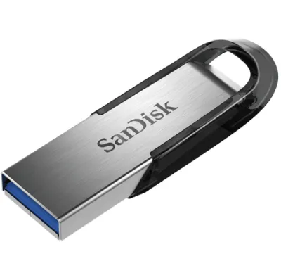 Sandisk Ultra Flair Memoria Usb 3.0 32Gb - Sin Tapa - Color Acero/Negro (Pendrive)