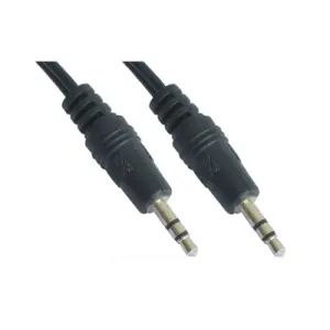 Nanocable Cable Audio Estéreo Jack 3.5mm Macho a Jack 3.5mm Macho 5m Negro