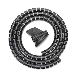 Aisens Organizador De Cable En Espiral 25mm Negro 1,0m