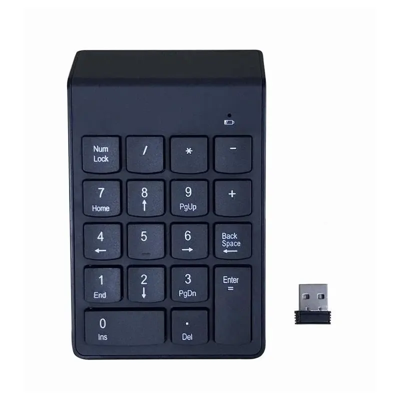 Gembird KPD-W-02 Teclado Numérico Portátil Bluetooth Negro para PC