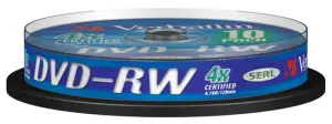 Verbatim DVD-RW 4.7GB 4X - Tarrina de 10 Unidades