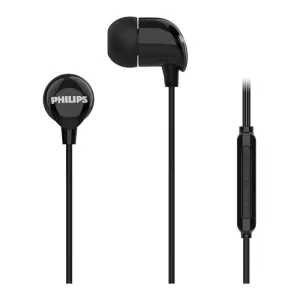 Philips Auriculares Intraurales USB-C con Micrófono y Aislamiento Pasivo del Ruido - Negro