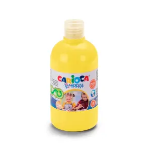 Carioca Botella de Témpera 500ml Amarillo Superlavable Alta Opacidad