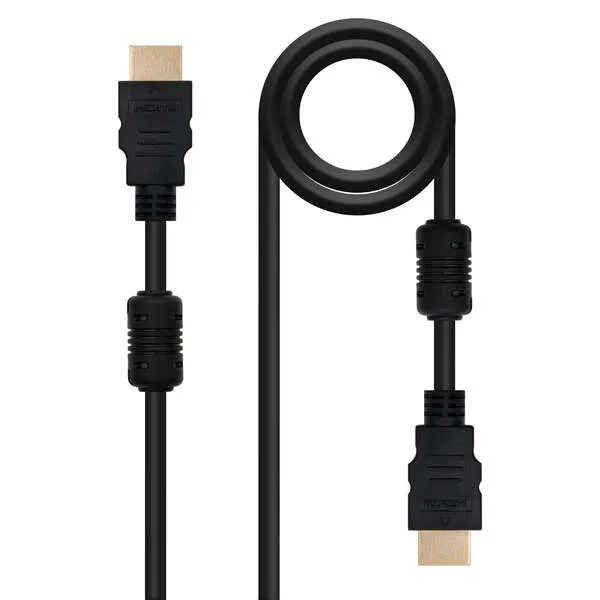 Nanocable Cable Hdmi V1.4 Con Ferrita Macho A Hdmi V1.4 Con Ferrita Macho 1.80M - Alta Velocidad - Color Negro
