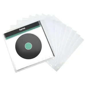 Hama Pack de 10 Fundas para Discos de Vinilo Transparente 32.7x32.5x0.07cm Polipropileno