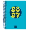 FINOCAM AGENDA COOL PARA ESTUDIANTES ESPIRAL 8º-120X164MM 1DP AZUL CURSO 2026-2027