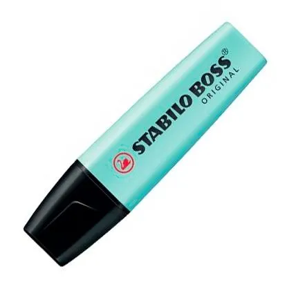 Stabilo Marcador Fluorescente Boss Original Turquesa Pastel