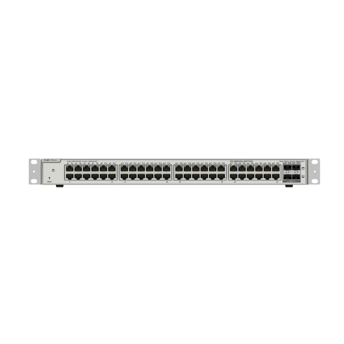 Ruijie RG-NBS5200-48GT4XS Switch Gestionable L3 48xRJ45 Gb 4xSFP+ 10GE Rack