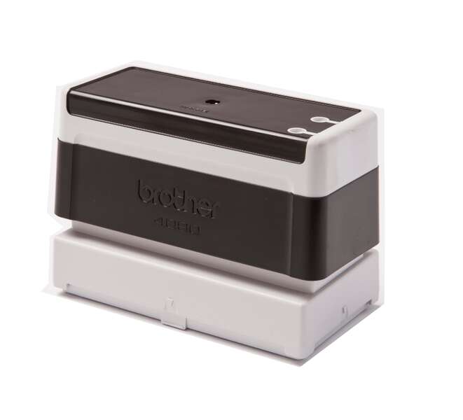 Brother Pr4090B6P Pack De 6 Monturas De Sellos Originales - 40X90Mm - Color Negro