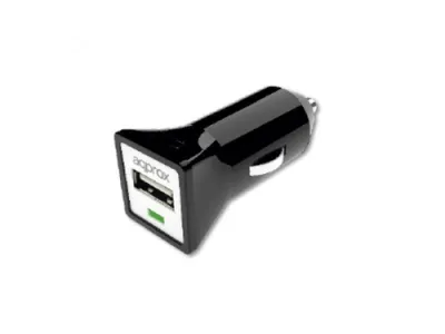 Cargador De Coche Approx A Usb 5V/1A Color Negro Appusbcarb