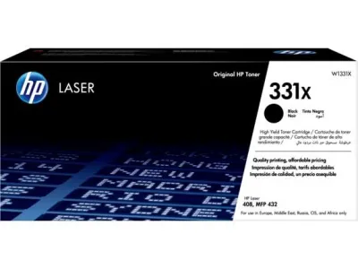 HP Cartucho de Tóner Original Negro W1331X - 331X