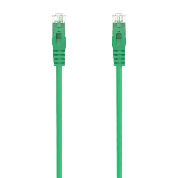 Aisens Cable De Red Latiguillo Rj45 Lszh Cat.6A 500 Mhz Utp Awg24 - 0.3M - Libre De Halogenos - 10 Gigabit/S - Color Verde