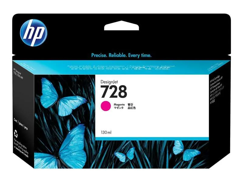 HP 728 Cartucho de Tinta Original Magenta