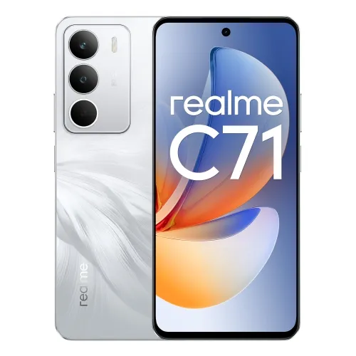 Realme C71 Smartphone Pantalla 6.67" - 8Gb - 256Gb - Camara 50Mp - Bateria 6000Mah - Carga Rapida 45W - Color Blanco