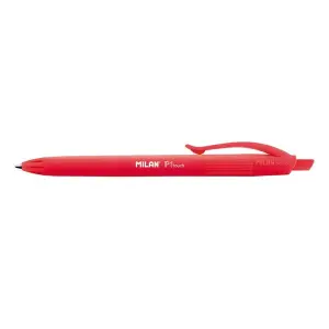 Milan Bolígrafo P1 Touch Rojo - Caja Expositora 25 Unidades