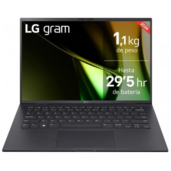 Lg Gram 14Z90S-G.ad78B Portatil 14" Intel Evo Core Ultra 7 155H - 32Gb - 1Tb Ssd - W11 Home 64 - Color Negro - Teclado Qwerty (Es)