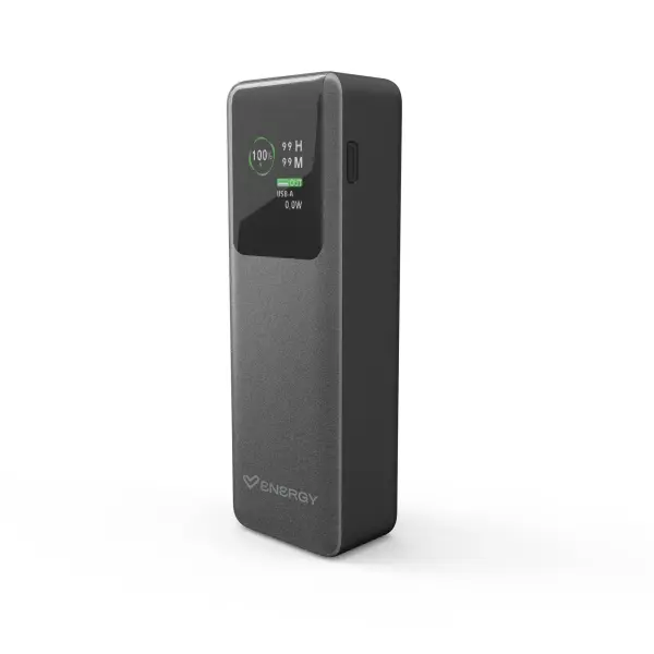 Energy Sistem Powerbank 20000 mAh 100W con Display a Color y 2 Puertos USB-C/USB-A