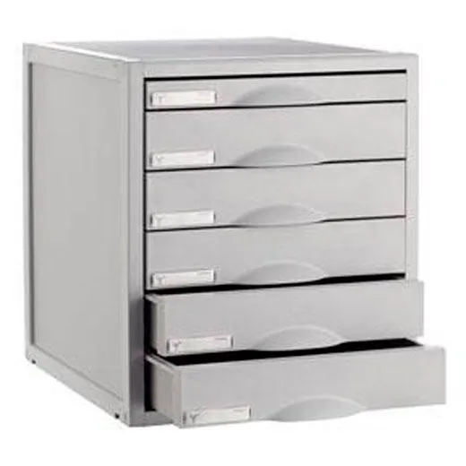 ARCHIVO 2000 MÓDULO ARCHISYSTEM DE 6 CAJONES 356X316X362 MM GRIS