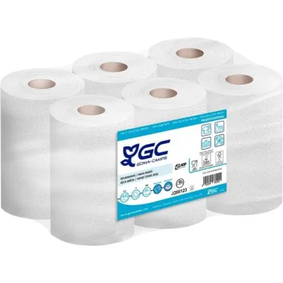 GC Secamanos Mini-Multiuso 2 Capas Add System 200/60 FSC - Saco de 6 Rollos Celulosa Virgen