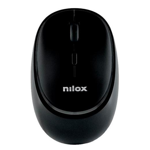 Nilox Ratón Inalámbrico 1600Ppp 4 Botones Recargable Negro