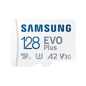 Samsung Memoria SD Micro 128GB SDXC Evo Plus Clase 10 con Adaptador a SD