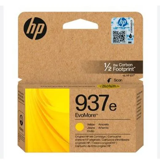 Hp Tinta Amarillo Officejet Pro 9110, 9120, 9130, 9720, 9730 - Nº 937E (Alta Capacidad Xl)