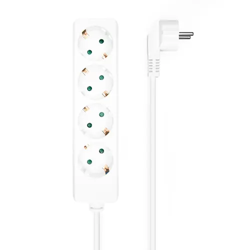 Aisens Regleta De Enchufes 4 Tomas Sin Interruptor 1.4M Blanco