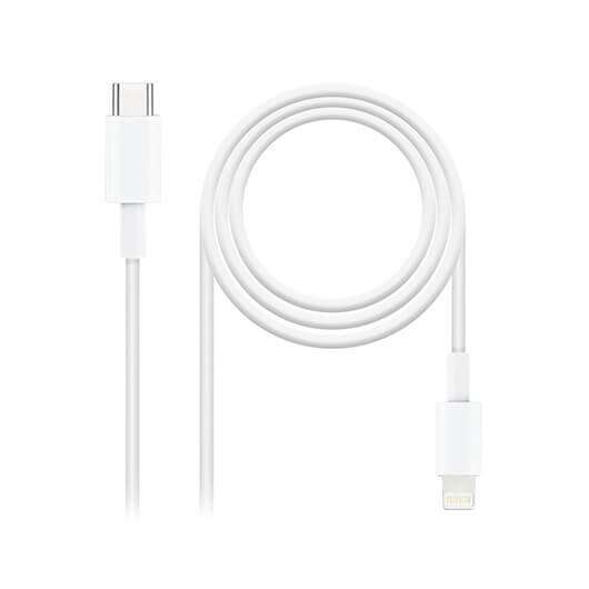 Nanocable Cable Usb-C Macho A Lightning Macho 2M - Color Blanco