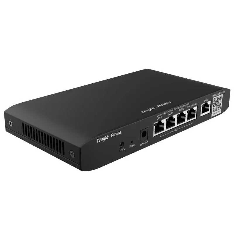 Reyee Cloud Router 5Xgbe (4 Poe+) 54W 2Xwan
