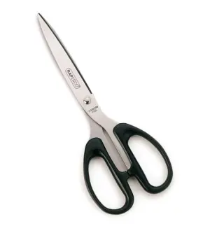 Rapesco Tijeras de Acero Inoxidable 21cm con Mangos Ergonómicos, Color Negro