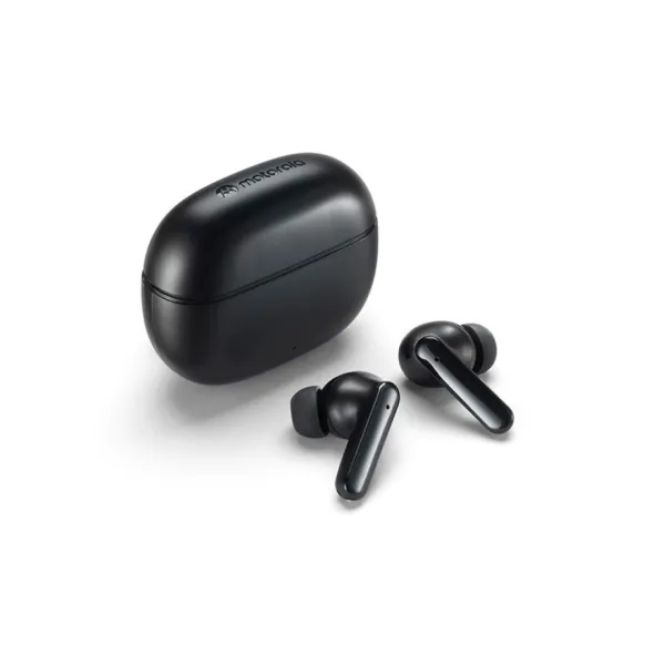 Motorola Moto Buds 125 Auriculares True Wireless - Microfonos Dual Enc - Hasta 17 Horas Autonomia - Ipx5 - Color Negro