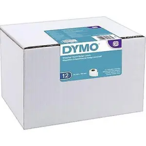 DYMO ETIQUETAS DE ENVÍO - BLANCO - 54X101MM - ROTULADORA LABELWRITER - PACK 12 ROLLOS