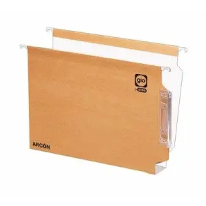 Gio Carpeta Colgante Visor Lateral Arcón Kraft Bicolor Cartulina Folio - 25U