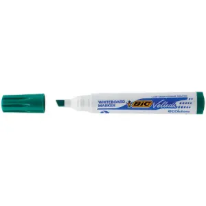Velleda Marcador Pizarra Blanca Ecolutions 1751 Punta Biselada Verde Caja 12 Ud
