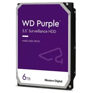 Western Digital Purple 6TB SATA-600 HDD para Seguridad y Domótica
