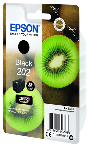 Epson Cartucho de Tinta Original Negro 202